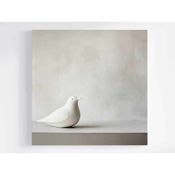 Obraz Na Plátně Canvas Dekorace Figurka Keramika Porcelán Holub 50x50