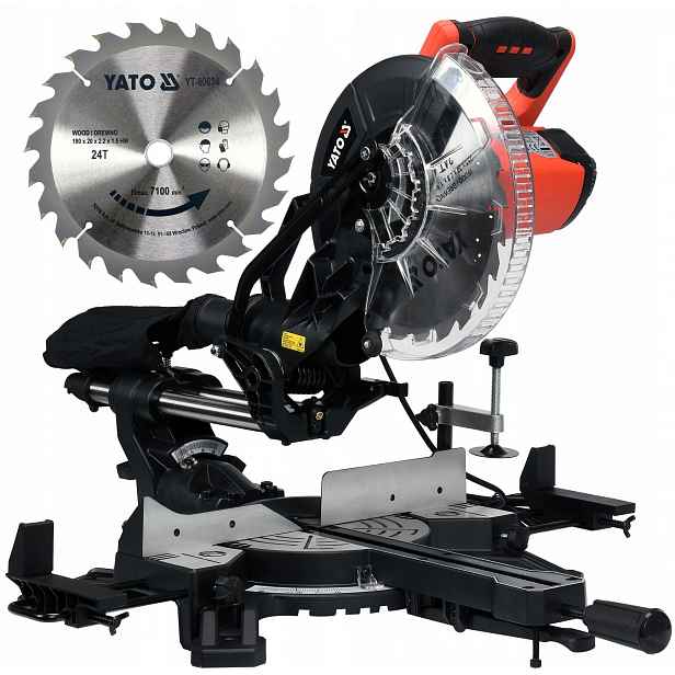 Pokosová Pila 255 MM 1800 W S Laserem Yato YT-82173