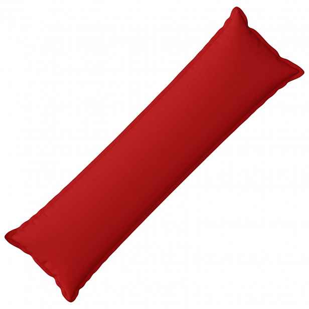 vidaXL Polštář s polštářem HOUTEN Červená 40 x 145 cm Falešný len