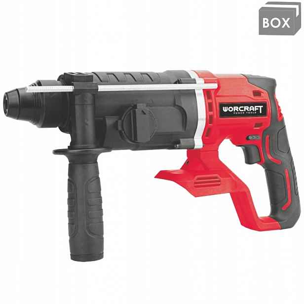 Vrtací kladivo Worcraft CRH-S20LiH, 20V, SDS+2.4J Vrtací Kladivo, 3x vrták