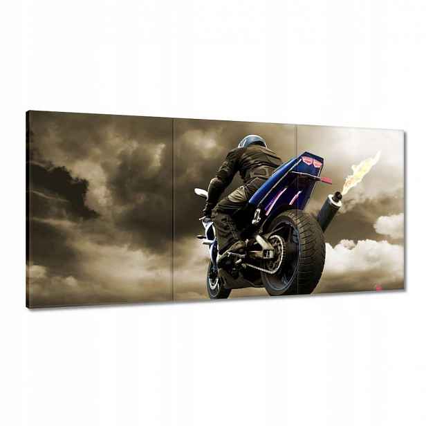 Obrazy 180x90 Závodník driftuje Oheň