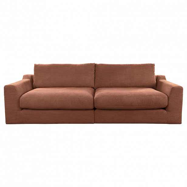 Sit & More POHOVKA BIG SOFA, textil, měděné barvy
