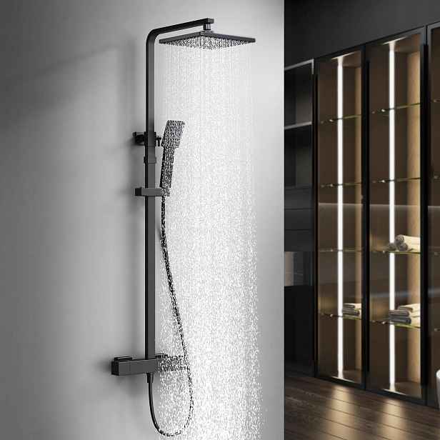 Sprchová baterie Homelody 1 černá, elegantní design, moderní styl