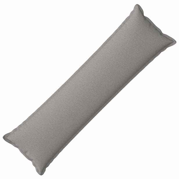 vidaXL Polštář s polštářem HOUTEN Oblačno šedá 40 x 145 cm Falešný len