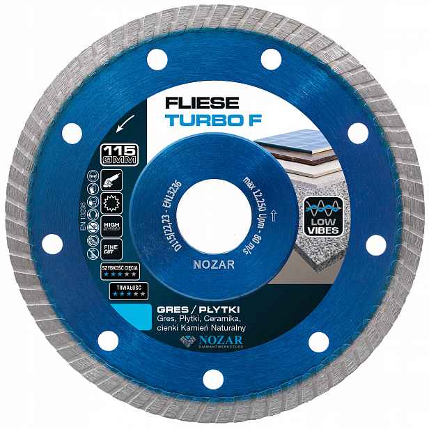 Diamantový kotouč Nozar Fliese Turbo F 115 mm