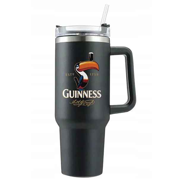 Guinness Travel hrnek s rukojetí Thermo 85 cl s podobiznou Tukan A10