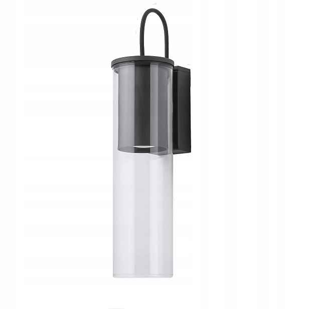 Light Prestige Manacor nástěnné svítidlo 1xGU10 černé sklo 25 cm IP20