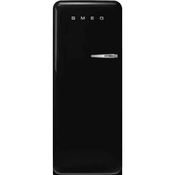 Smeg Chladnička s mrazícím boxem FAB28L, 244 l/26 l, levé otvírání, 153x60 cm, černá  FAB28LBL6