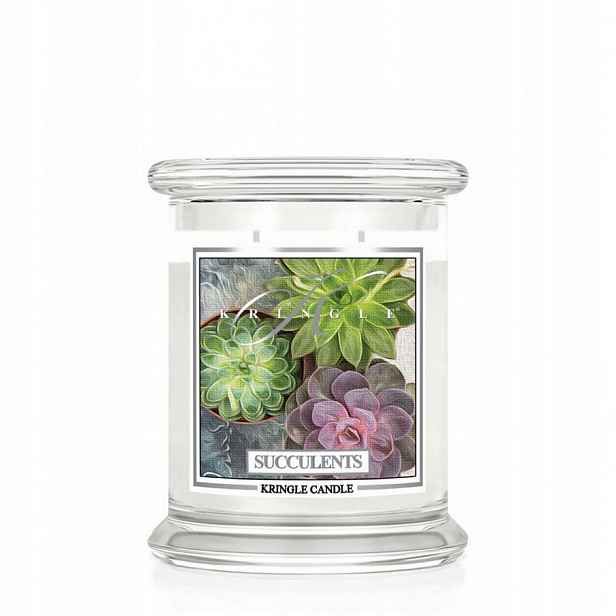 Střední svíčka Succulents Kringle Candle