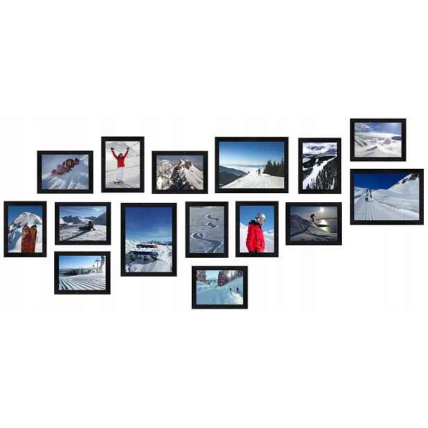 Multirama Budapešť sada rámečků na fotografie černá