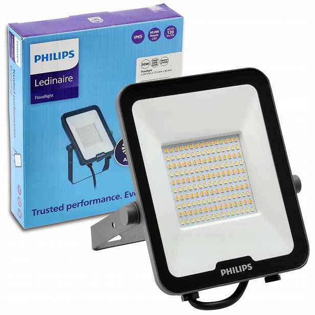 Halogenová Led lampa Philips 50W 6000lm Cct Dlouhý kabel Silný Premium
