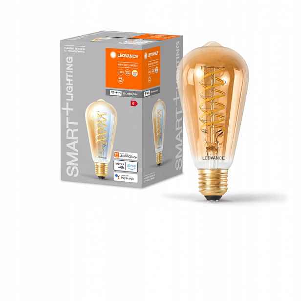 Led žárovka E27 8W 50W 600lm Cct Stmívatelná Smart+ WiFi Filament Edison