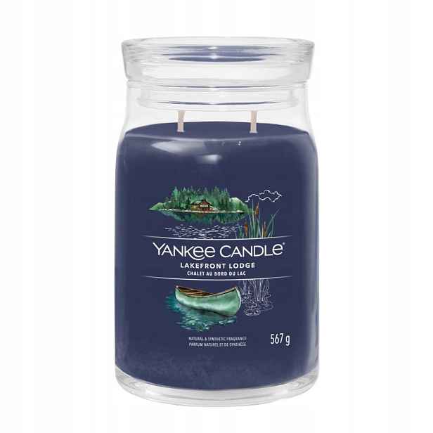 Vonná svíčka Yankee Candle Signature velká Lakefront Lodge 2 knoty