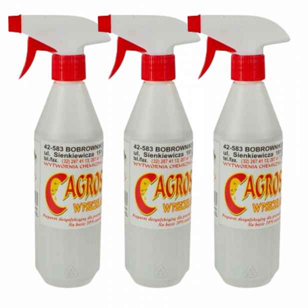 Cagrosept dezinfekce včelařského vybavení proti mykóze 450 ml x 3 ks