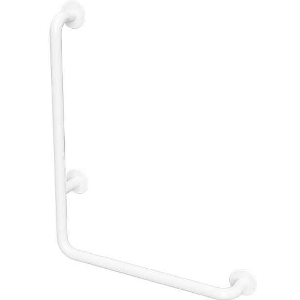 Držadlo nástěnné opěrné Bemeta Help 680 mm levé bez krytky bílé
