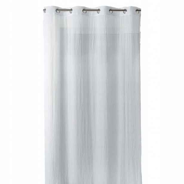 Hotová Záclona Polyester Bílá 140 X 240 CM S Průchodkami