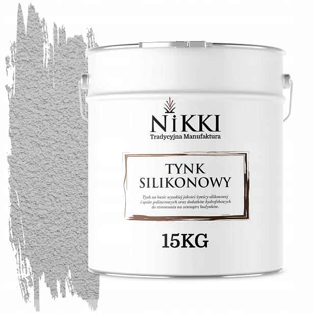 Silikonová Omítka Fasádní Šedá Světlá F262 15KG Struktura Beránek Zrno 3.0mm