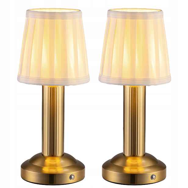 Akumulátorová stmívatelná stolní Led lampa Visdanfo ve vintage stylu