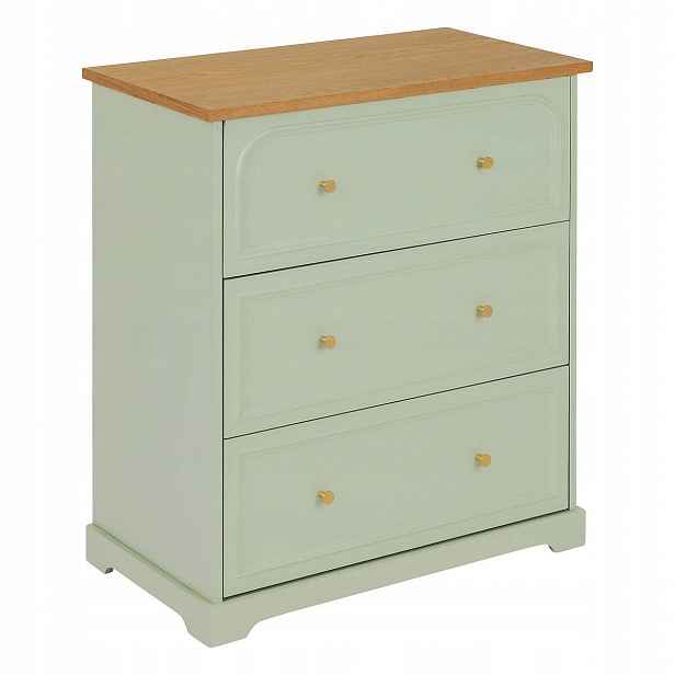 Komoda Mdf Se 3 Zásuvkami, Šalvějová, 72 X 39 X 81 CM
