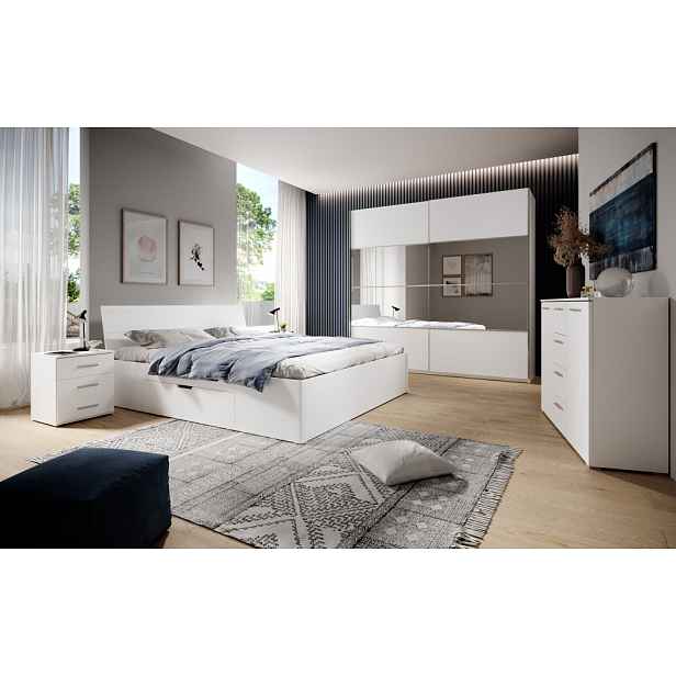 Ložnice MAGGIE s postelí 160x200 cm, bílá