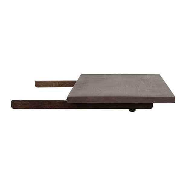 Přídavná deska k jídelnímu stolu v dekoru dubu 100x50 cm Plainfield – Rowico