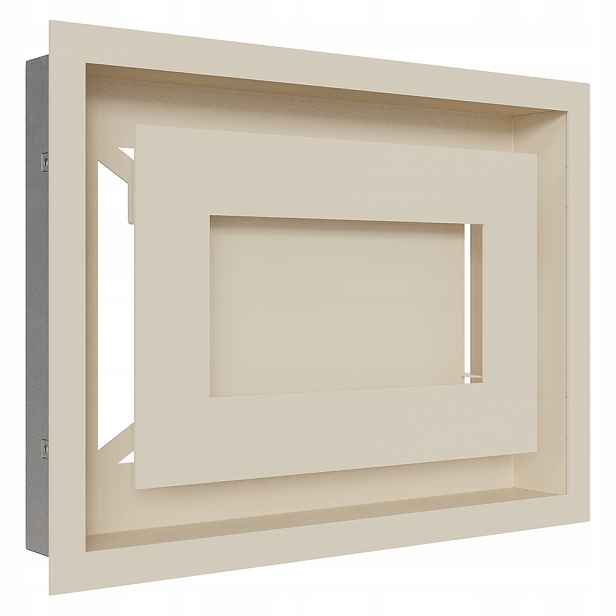 Ventilační mřížka do krbu Wind 22x30 krémová