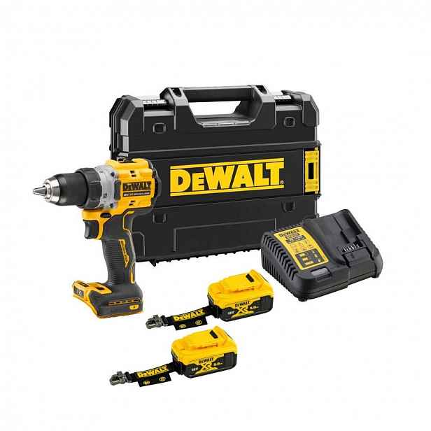 DeWALT - 18V AKU vrtačka, 2x aku 5,0 Ah LANYARD READY, nabíječka DCD800P2LRT