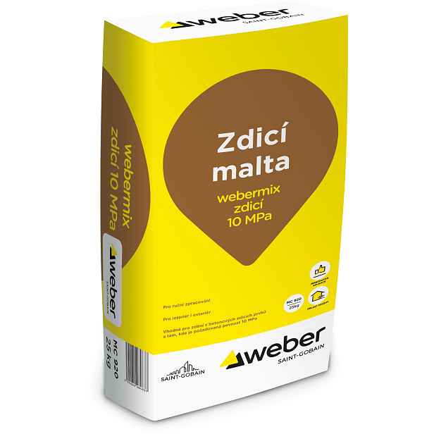 Malta zdicí webermix 10 MPa 25 kg