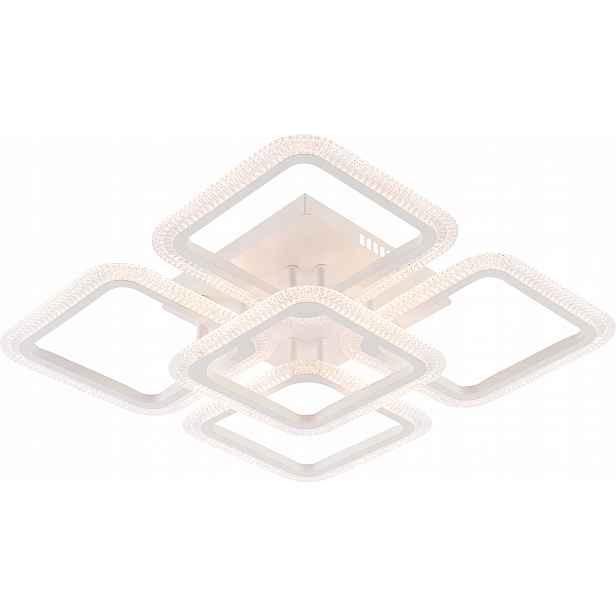 Moderní Led Lustr 110W 470x470 Bílý Dálkový Ovladač Vargo DL1173