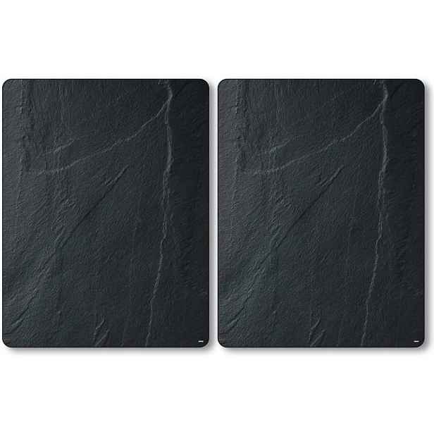 Ochranná Deska Na Sporák Kesper XL Skleněná 50x38,5 CM Břidlice