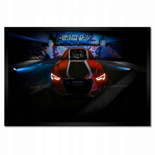 Plakáty v rámu 60x40 Červená Audica Audi