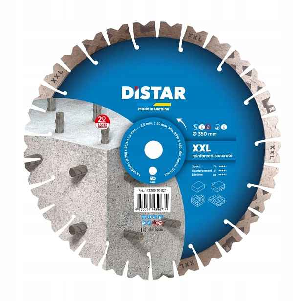 Diamantový kotouč 350 mm/25.4 mm 1A1RSS 350 XXL 14320530024 Di-star