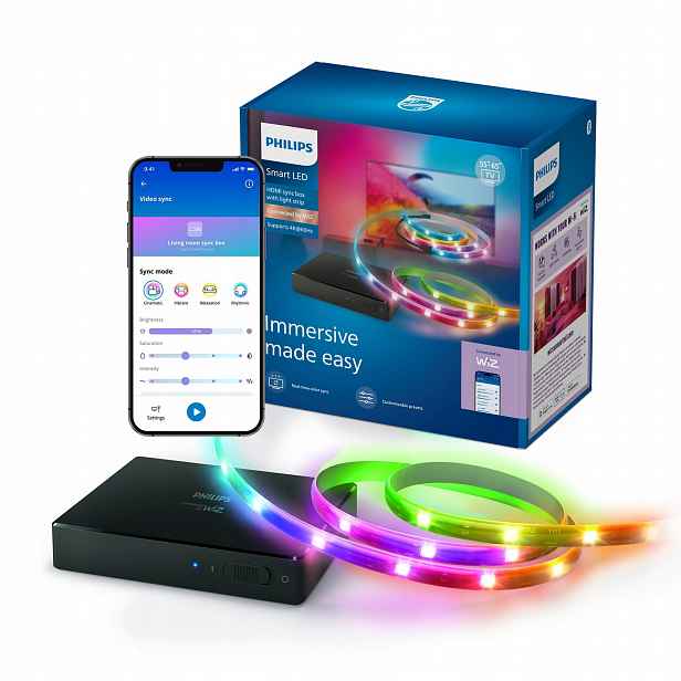 Led pásek Rgbic Sync Box pro televizor Tv 55 65 Hdmi WiFi Philips Smart