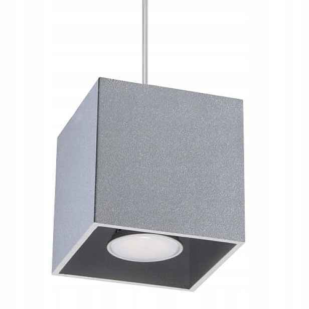 Sollux Závěsná lampa Quad 1 Šedá GU10 Moderní design