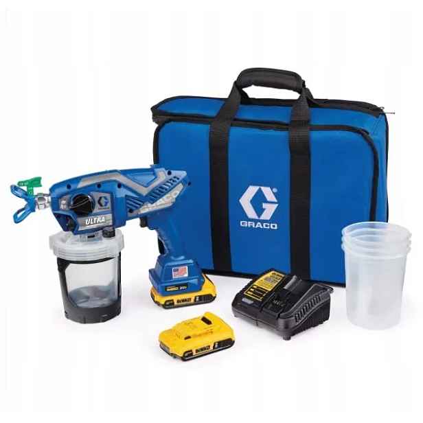 Graco Malovací Pistole Ultra Airles 2 x 2AH Nabíječka Taška Komplet