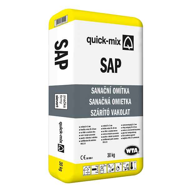 Omítka sanační jádrová Sakret/Quick-mixSAP 30kg