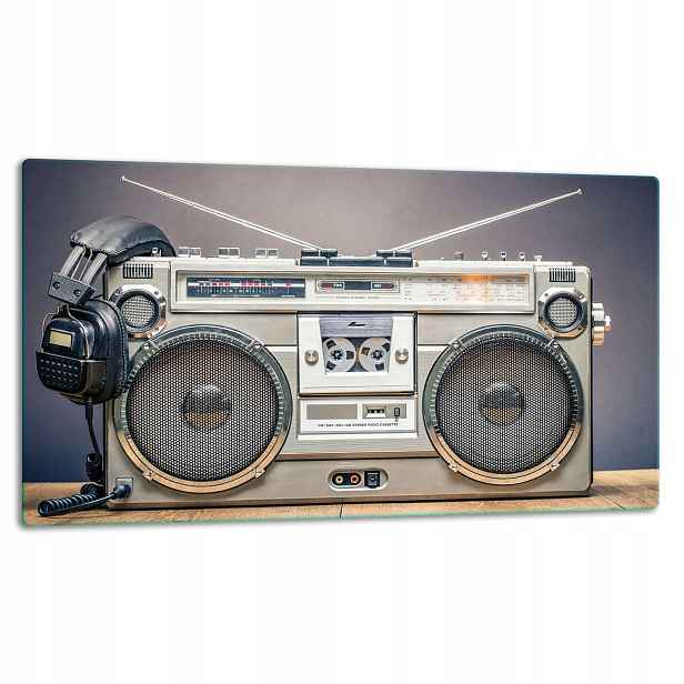 7v1 Skleněná Deska Na Krájení 52x30 Rádio