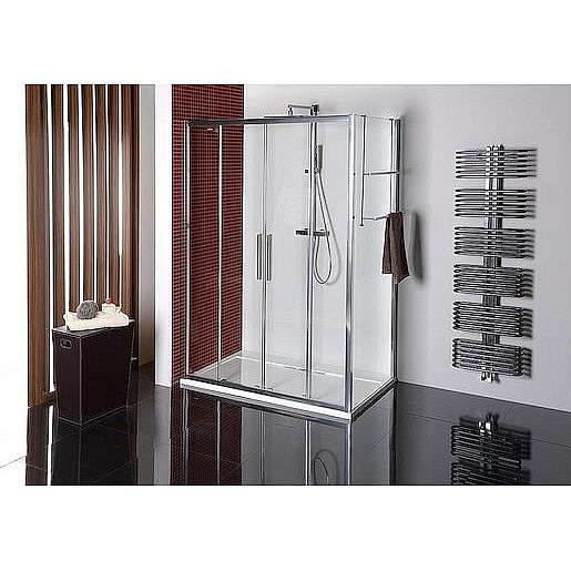 Boční zástěna ke sprchovým dveřím 100x200 cm Polysan LUCIS chrom lesklý DL3515