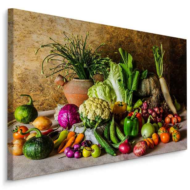 Moderní obraz na plátně do kuchyně Zelenina Od Všeho Trochu Varianta: 40x30