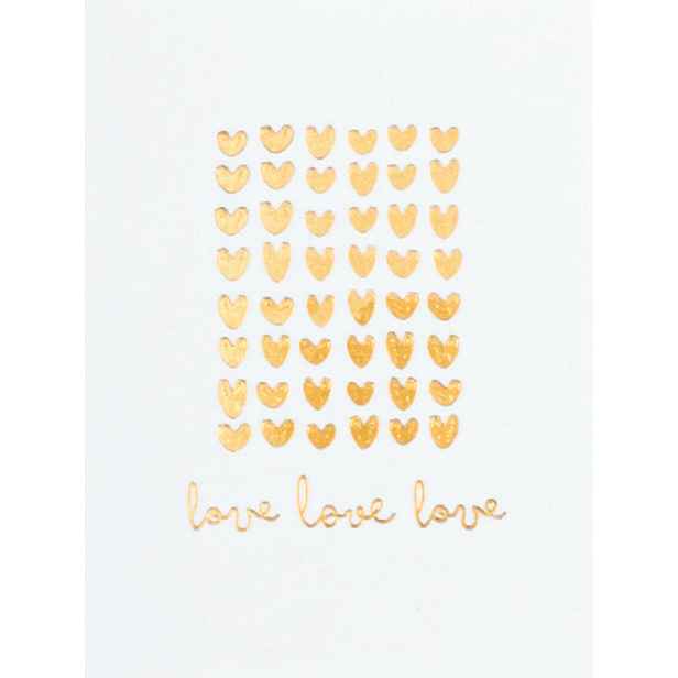 Räder Papírové mini přání LOVE LOVE LOVE