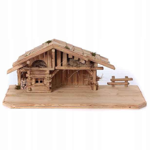 Vánoční Betlém Dekorace 69x29x29 CM Pro Postavy 9-11 CM