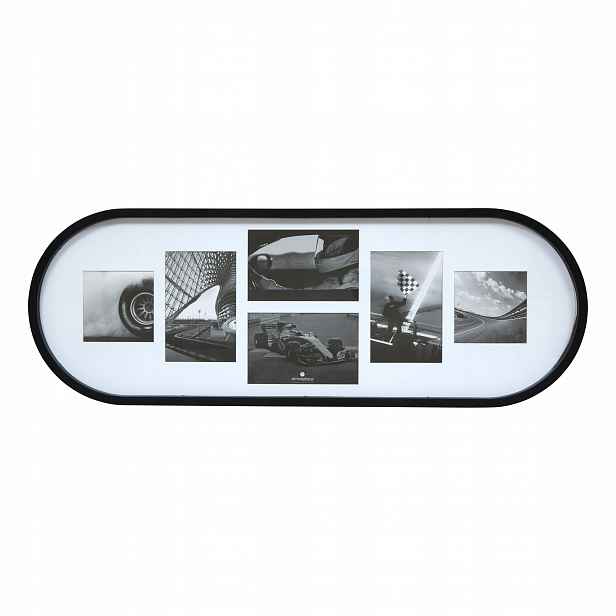 Multirám Na 6 Fotografií 25 X 70 X 2 CM Plast Skleněný Kryt