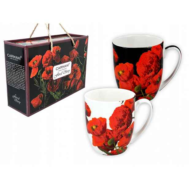 Carmani 2 hrnky na dárek Klimt floral story maki