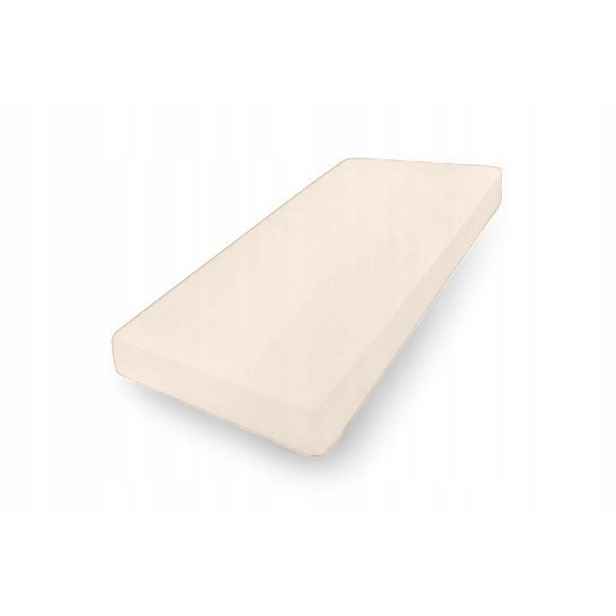 Prostěradlo jersey 130/140x190/200 béžové světlé s gumičkou