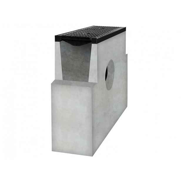 Gutta Betonová vpusť D400 s litinovou mříží, 500 x 150 x 500 mm