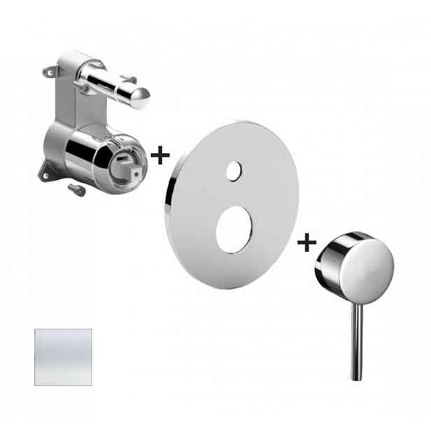 Paffoni Light - Baterie pod omítku pro 2 spotřebiče, bílá mat LIGBOX015BO/M