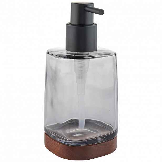 Homeware DÁVKOVAČ MÝDLA šedá, černá, barvy akácie