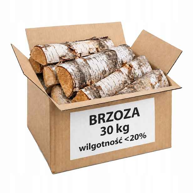 Krbové dřevo Bříza 30 kg sušené komorově <20% 30-35 cm Premium
