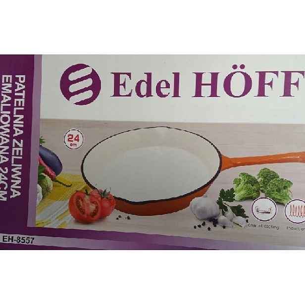 Litinová Smaltovaná Pánev 24 CM Edelhoff EH-8557 Výprodej