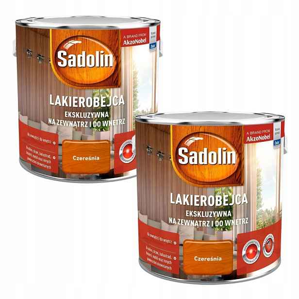 Set Sadolin Lakobejca 2x2,5L Exkluzivní Na Dřevo Třešeň 5L